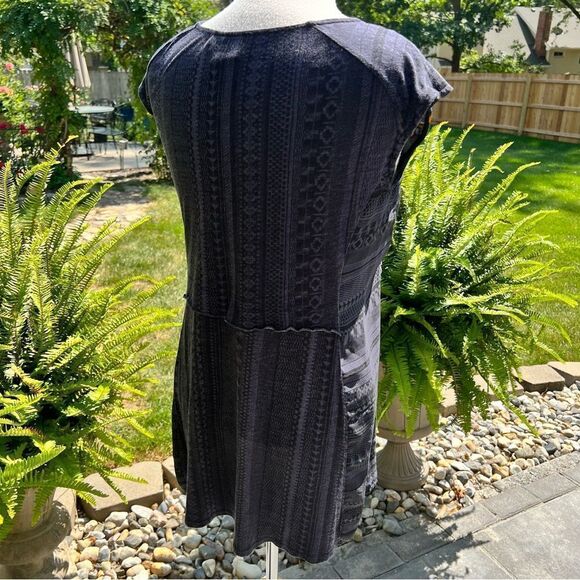 Anthropologie One September Navy Embroidered Tunic size Small - Picture 4 of 7